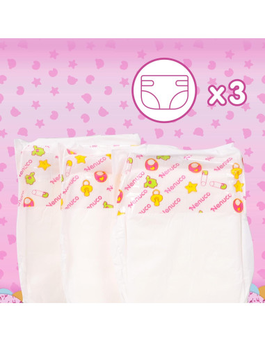 Nenuco Pannolino 3 pezzi