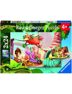 GIGANTOSAURUS PUZZLE 2X24 PZ