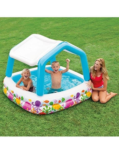 Intex - Piscina Con parasole Cm. 157x157
