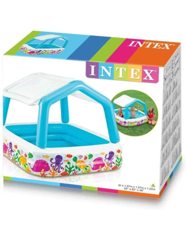 Intex - Piscina Con parasole Cm. 157x157