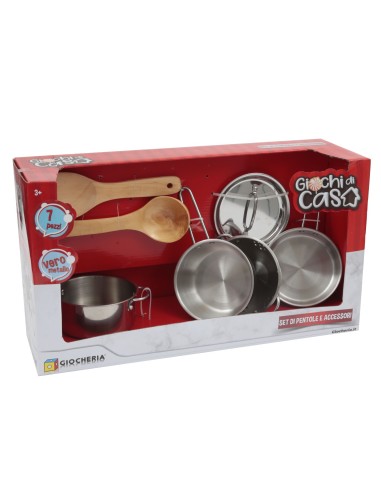 Giochi di Casa - Set Pentole in Metallo