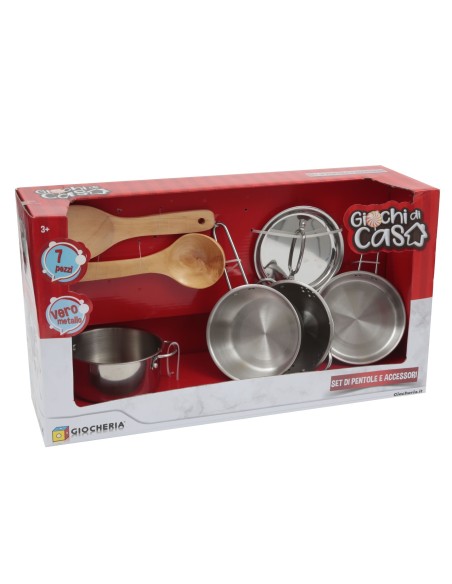Giochi di Casa - Set Pentole in Metallo
