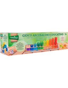 gioco in legno numeri colori anelli 2