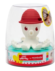 GIOCO PER LA DENTIZIONE POLIPO BORDEAUX