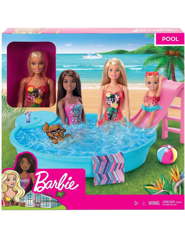 BARBIE PISCINA C/DOLL