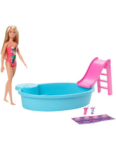 BARBIE PISCINA C/DOLL 2