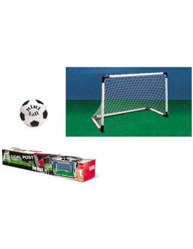 Goal Post Set 2 Mini - Set 1 / 2 Porta da Calcio con Rete Pallone Mini Ball INCLUSO