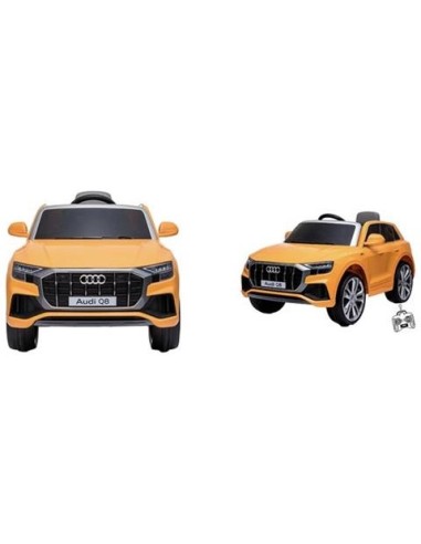 Auto elettrica 12V AUDI Q8 ARANCIONE R/C
