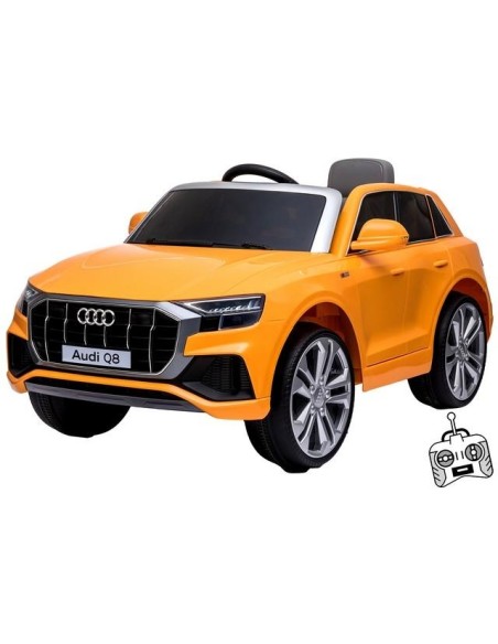 Auto elettrica 12V AUDI Q8 ARANCIONE R/C