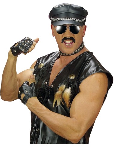 GUANTI BORCHIATI SIMILPELLE