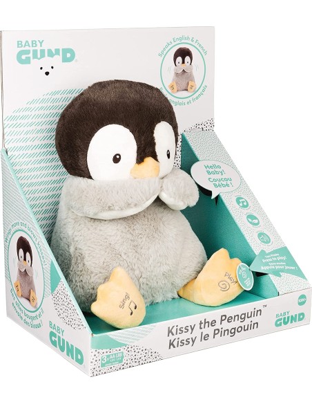 GUND Kissy Pinguino Interattivo parlante