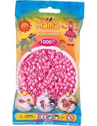 Hama - Beads Bustina 1000: Rosa Pastello