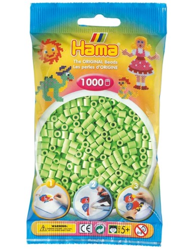 Hama - Beads Bustina 1000:verde Pastello