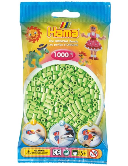 Hama - Beads Bustina 1000:verde Pastello