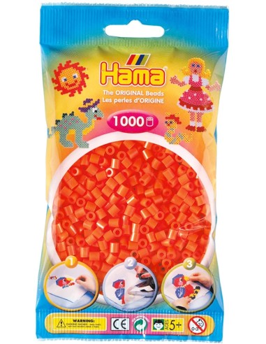 Hama - Bustina Beads 1000 Pz Arancione