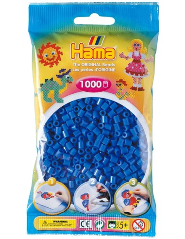 Hama - Bustina Beads 1000 Pz Blu Chiaro