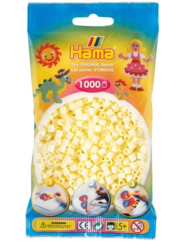 Hama - Bustina Beads 1000 Pz Crema
