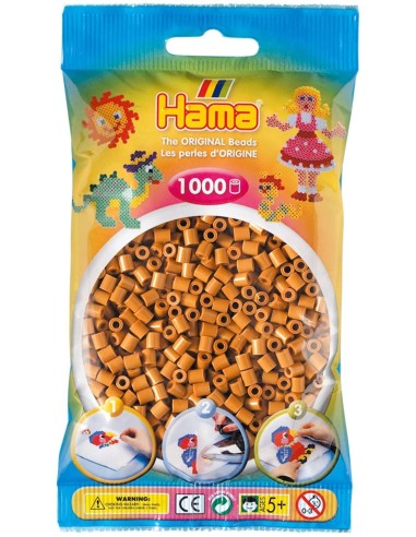 Hama - Bustina Beads 1000 Pz Marrone Chiaro