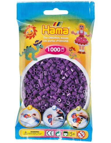 Hama - Bustina Beads 1000 Pz Viola