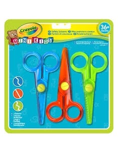 3 FORBICI SICUREZZA MINI KIDS