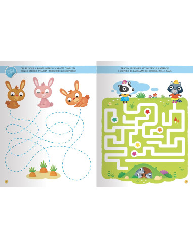 Animali sticker scintillanti