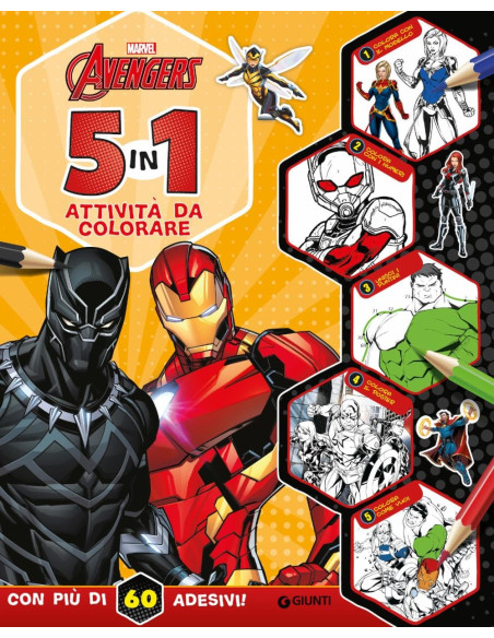 Avengers 5 in 1 attività