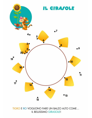 In giardino e nell'orto - unisco i puntini