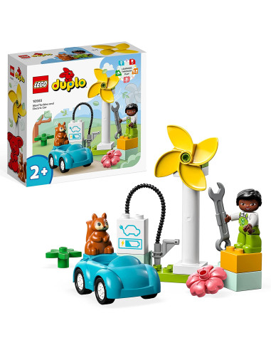 Lego Duplo - Turbina eolica e auto elettrica
