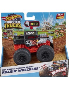 Hot Wheels - Demolitore Ruggente Teschio e Fiamme