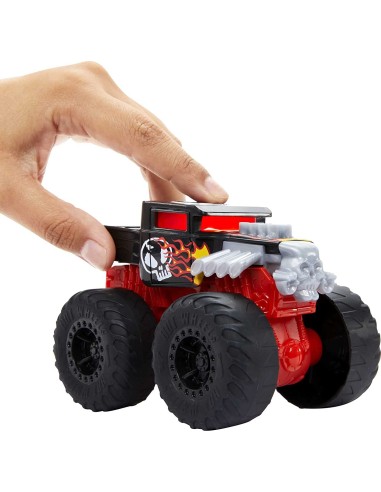 Hot Wheels - Demolitore Ruggente Teschio e Fiamme