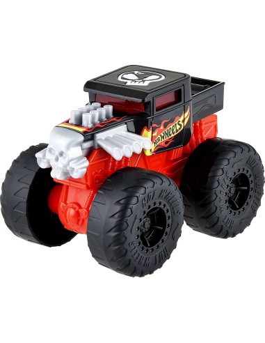 Hot Wheels - Demolitore Ruggente Teschio e Fiamme