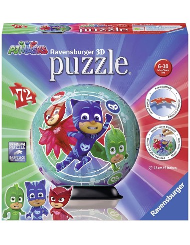 3D PUZZLE SFERA PJ MASKS 108 PZ