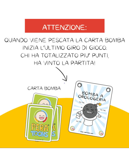 Pera Toons - Carte Cravatte 6 pezzi versione in Italiano