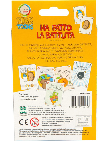 Pera Toons - Carte Cravatte 6 pezzi versione in...