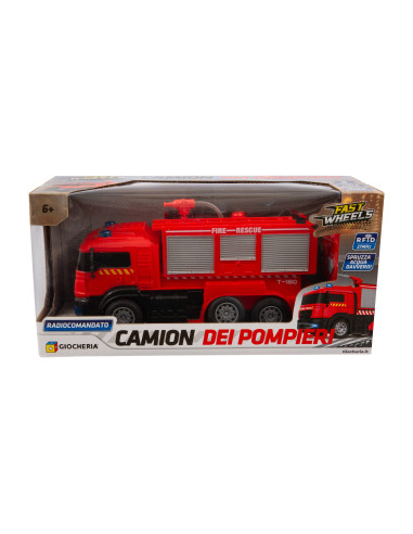 Fast Wheels Camion Dei Pompieri