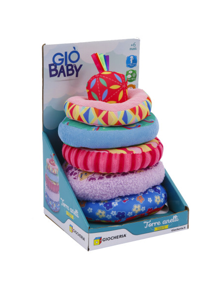 Giò Baby Torre Anelli Tessuto