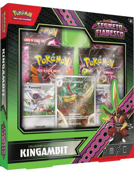 Pokemon Segreto Fiabesco collezione illustrazione Kingambit