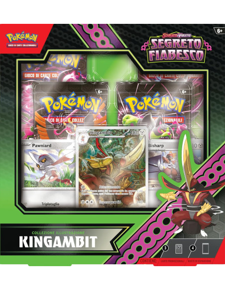 Pokemon Segreto Fiabesco collezione illustrazione Kingambit
