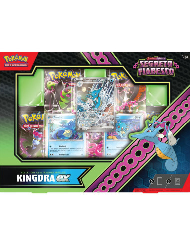 Pokemon Segreto Fiabesco EX Box Kingdra-EX e...
