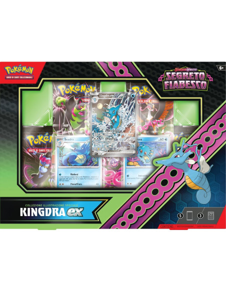 Pokemon Segreto Fiabesco EX Box Kingdra-EX e Greninja-EX