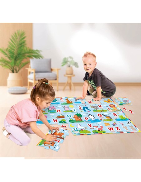 IL PUZZLE GIGANTE DELL'ALFABETO