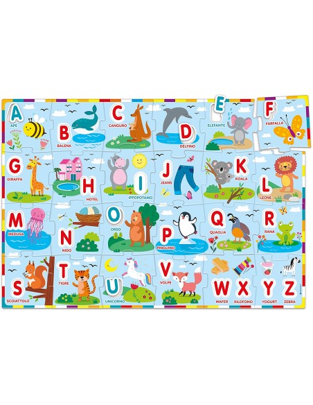 IL PUZZLE GIGANTE DELL'ALFABETO