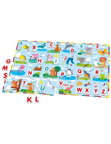 IL PUZZLE GIGANTE DELL'ALFABETO