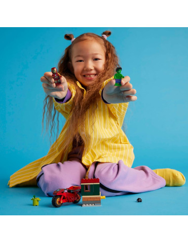 Lego Super Heroes -  Iron Man con moto e The Hulk