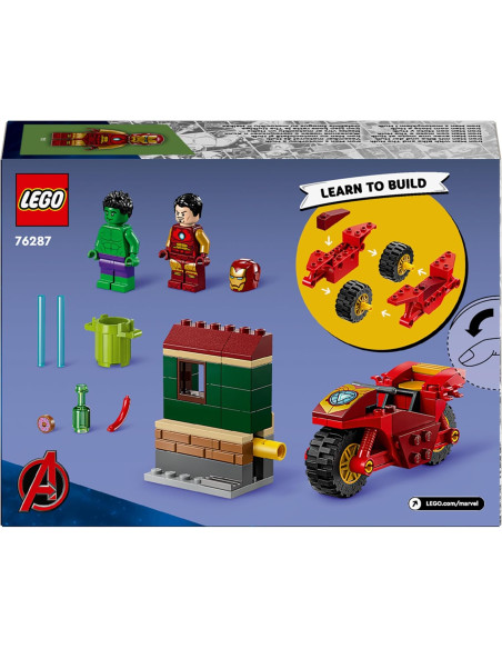 Lego Super Heroes -  Iron Man con moto e The Hulk