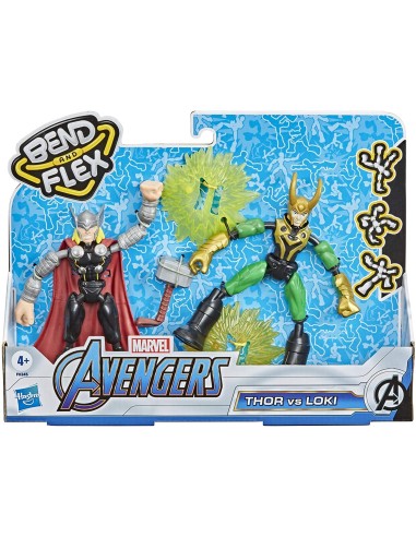 Avengers Bend e Flex Dual Pack Personaggi snodabili - Thor VS Locki