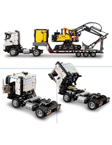 Lego Technic - Autocarro Volvo FMX ed Escavatore Elettrico EC230
