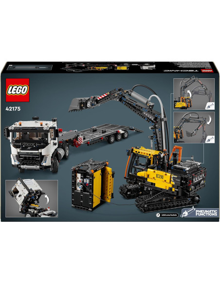 Lego Technic - Autocarro Volvo FMX ed Escavatore Elettrico EC230