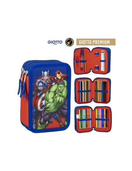 Astuccio Avengers 3 zip colori Giotto