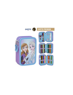 Astuccio Frozen 3 zip colori Giotto